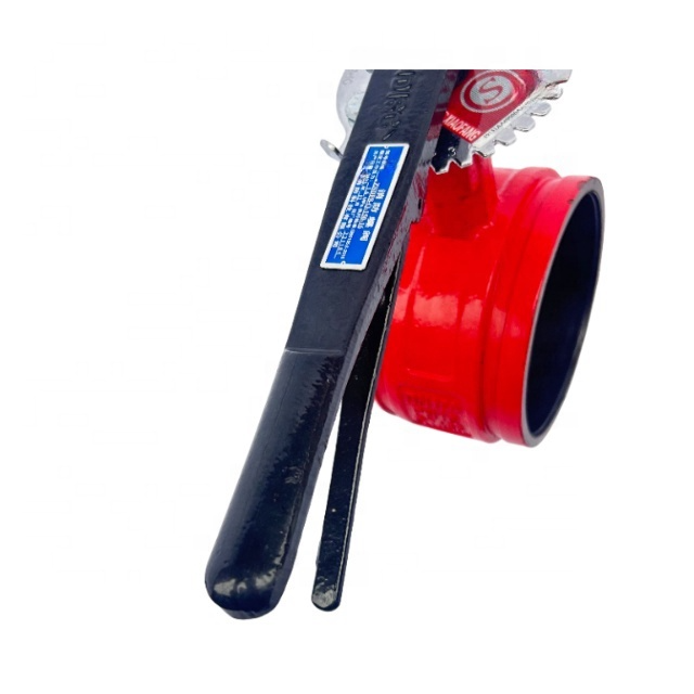 D81-16Q Handle groove butterfly valve D81-16Q Handle groove butterfly valve